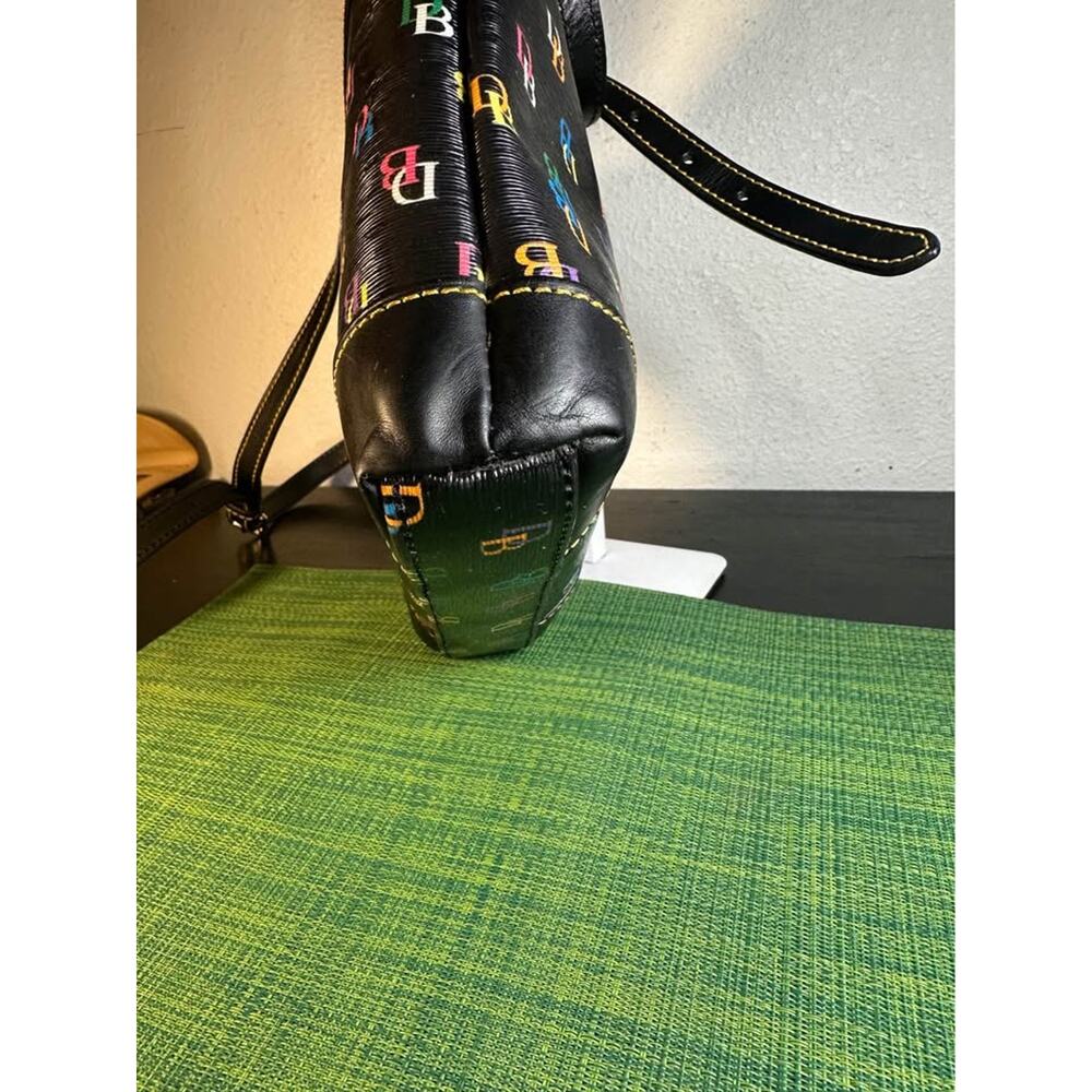 Dooney & Bourke DB75 Multicolor Monogram Crossbody Bag - Picture 4 of 10